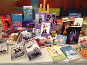 Some of the books written by participating authors.